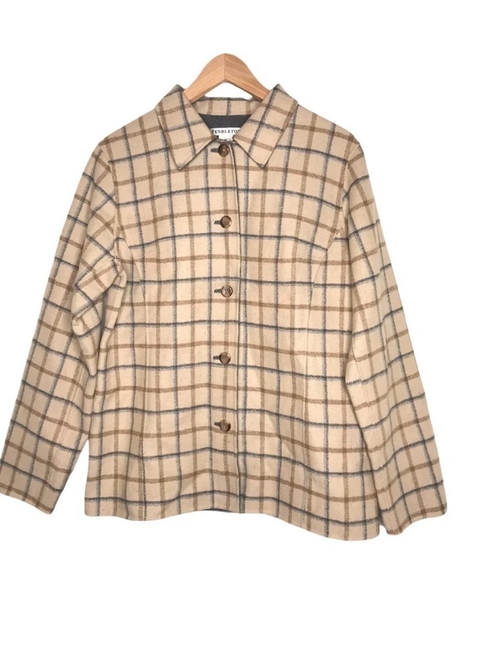 Pendleton Plus 1X reversible wool jacket